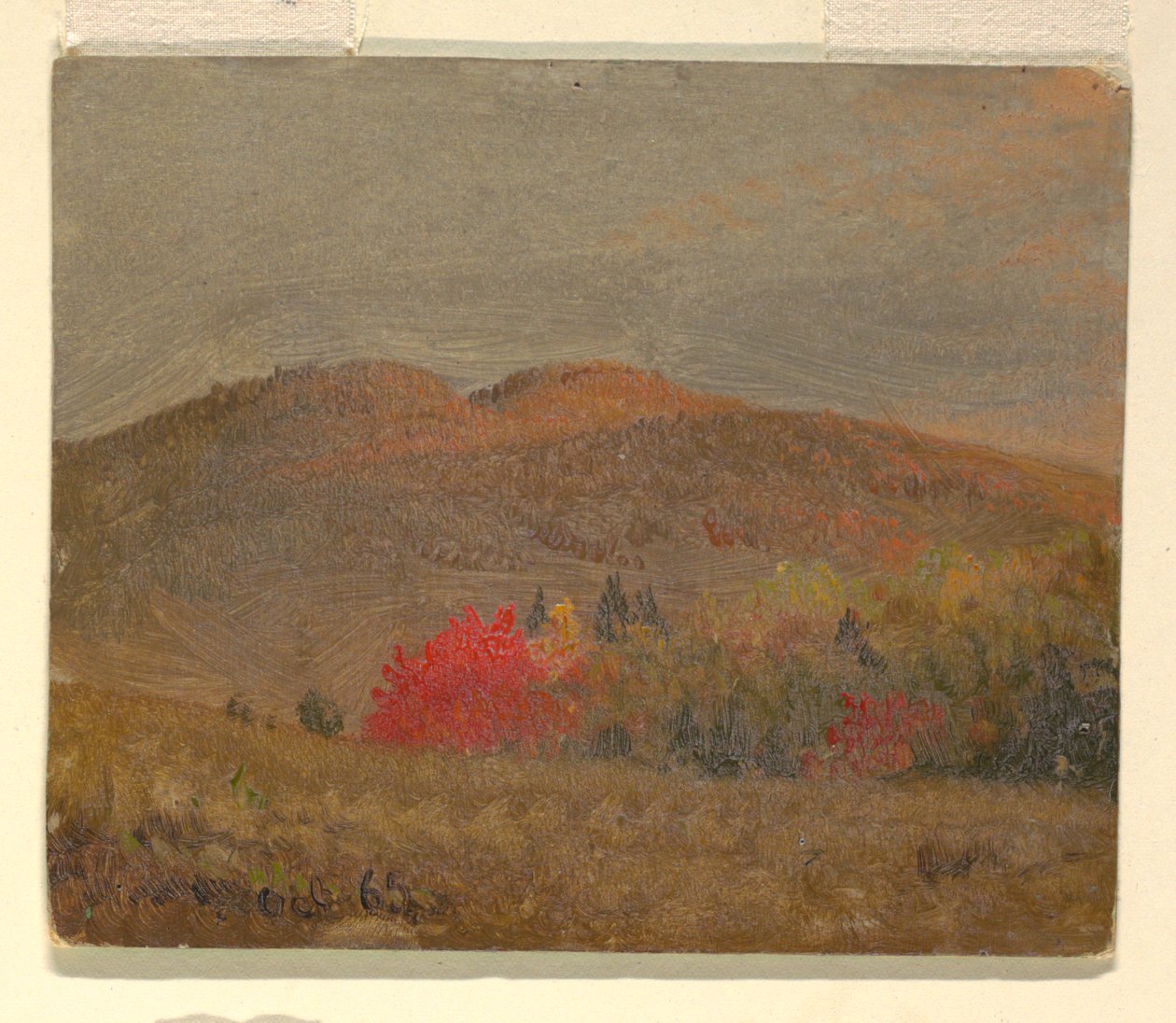 Paisagem de outono, Vermont de Frederic Edwin Church