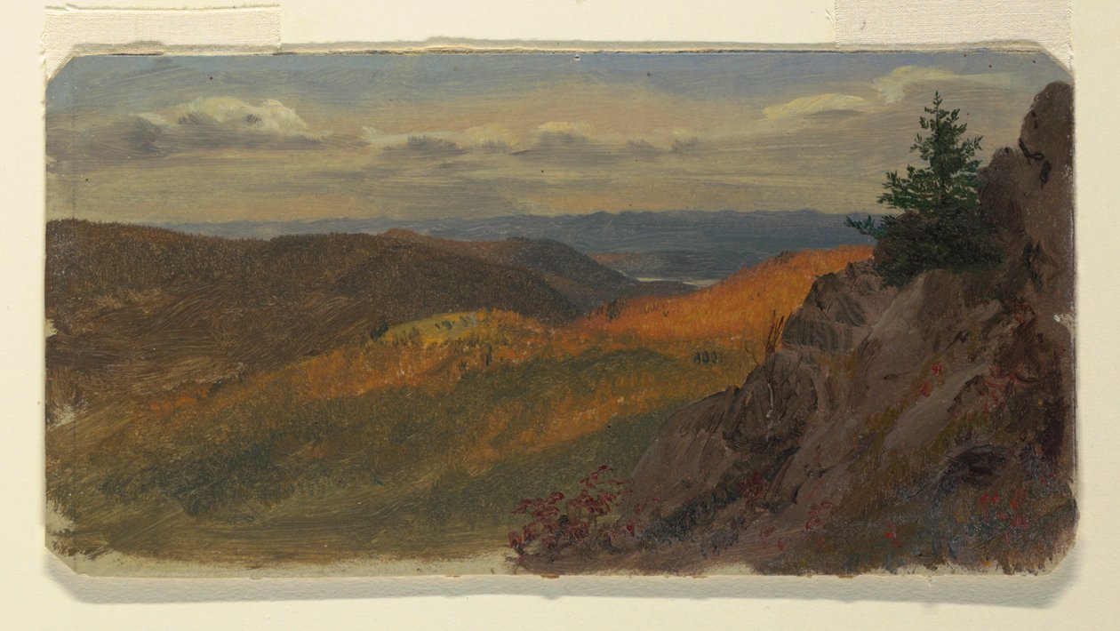 Paisagem de outono na Nova Inglaterra de Frederic Edwin Church