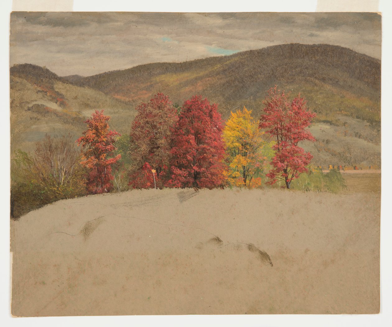 Paisagem de outono na Nova Inglaterra de Frederic Edwin Church