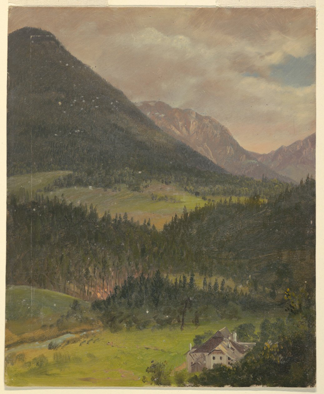 paisagem dos Alpes da Baviera de Frederic Edwin Church