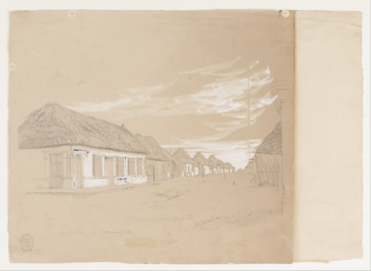 Calle de Commerce, Barranquilla, Colômbia de Frederic Edwin Church