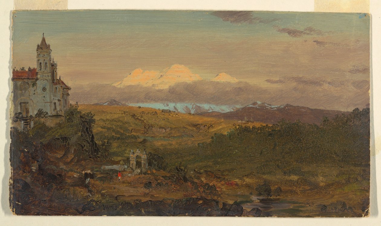 Catedral, Chillo, Equador de Frederic Edwin Church