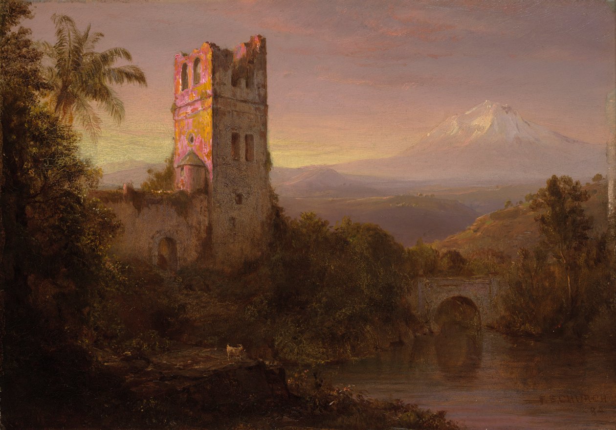 Vulcão Chimborazo de Frederic Edwin Church