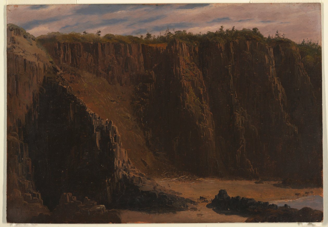 Penhascos em Grand Manan de Frederic Edwin Church