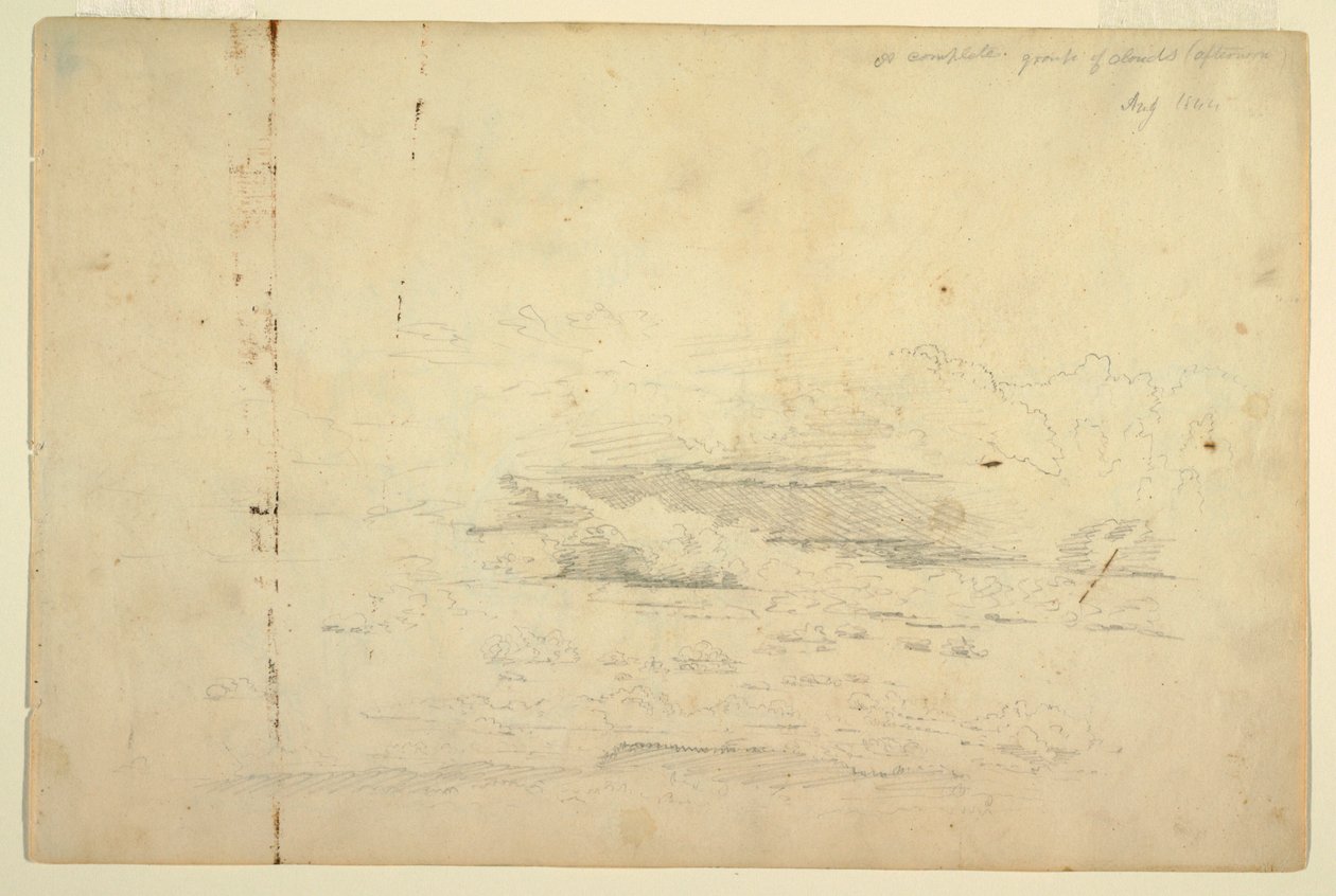 Estudos de nuvem de Frederic Edwin Church