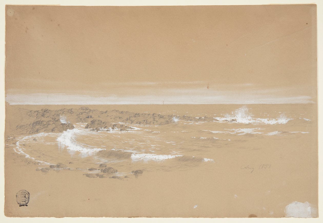 Litoral, Grand Manan, Canadá de Frederic Edwin Church