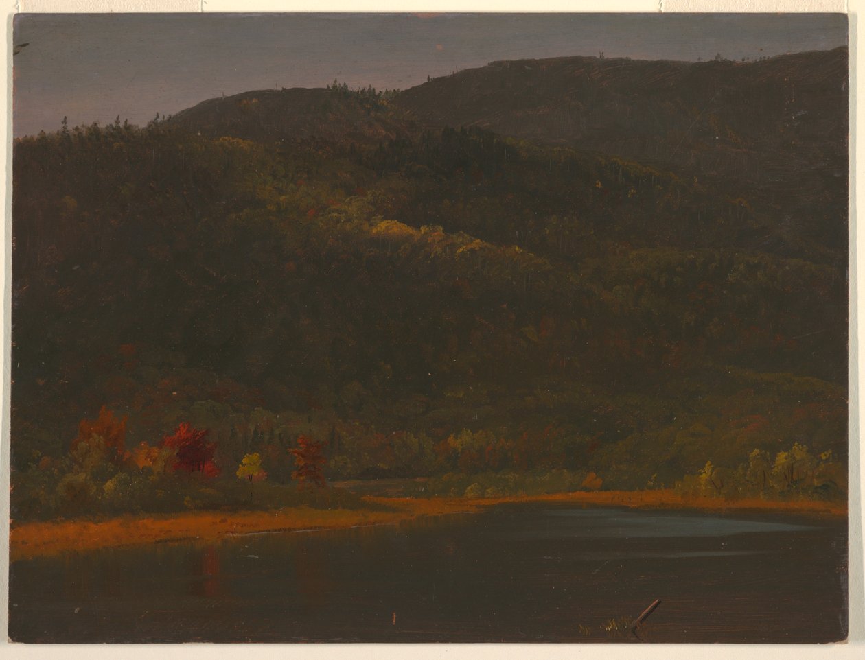 Desenho, Paisagem de outono, 1860-70 de Frederic Edwin Church