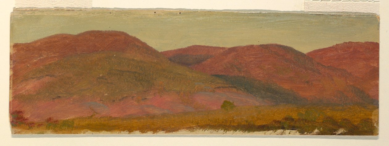 Desenho, Paisagem de outono, ca. 1870 de Frederic Edwin Church