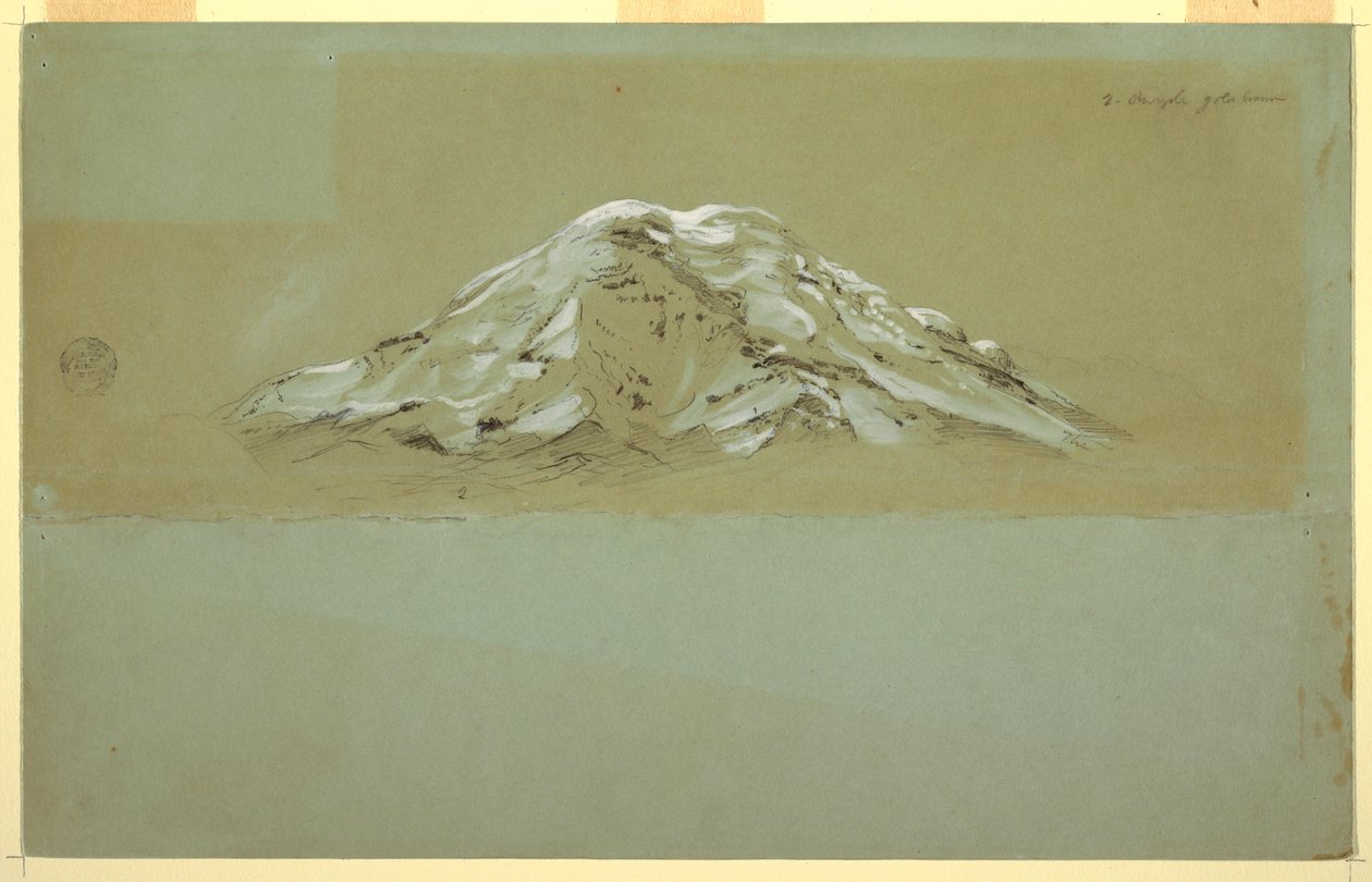 Desenho, Chimborazo, ca. 1857 de Frederic Edwin Church