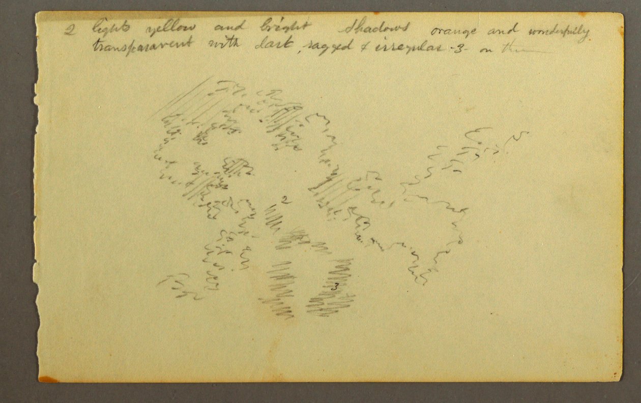 Desenho, Estudo de nuvens, 1845 de Frederic Edwin Church