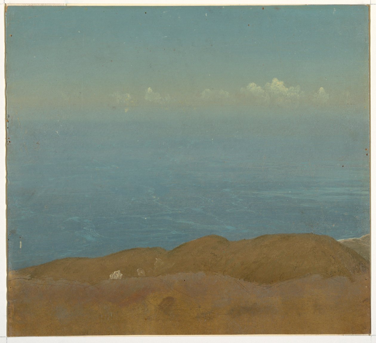 Desenho, Estudo de nuvens, 1860-70 de Frederic Edwin Church