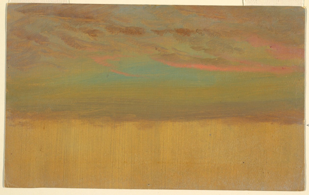 Desenho, Estudo de nuvens, 1870-80 de Frederic Edwin Church