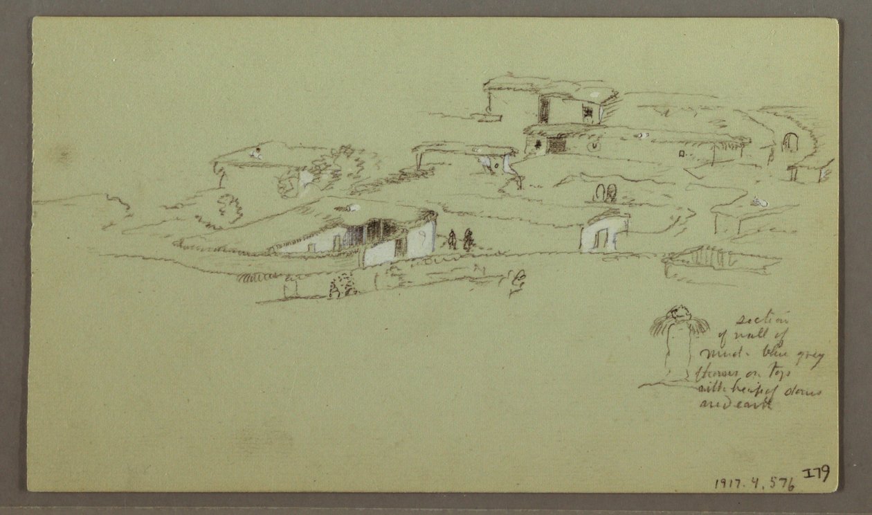 Desenho, Flat Rocky hill, 4 de maio de 1868 de Frederic Edwin Church