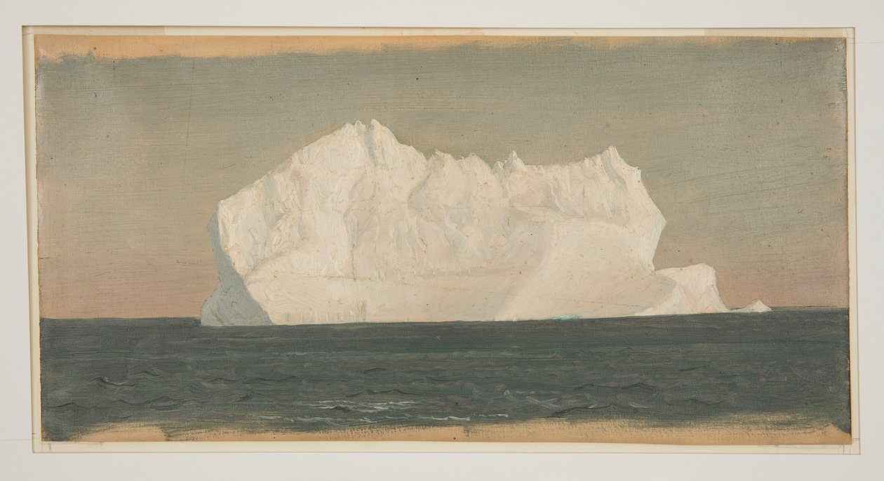 Desenho, Icebergue flutuante, junho ou julho de 1859 de Frederic Edwin Church