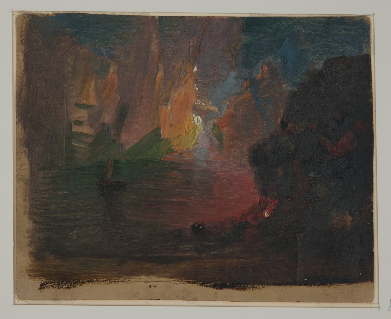 Desenho, Fantasia de icebergue, cerca de 1859 de Frederic Edwin Church