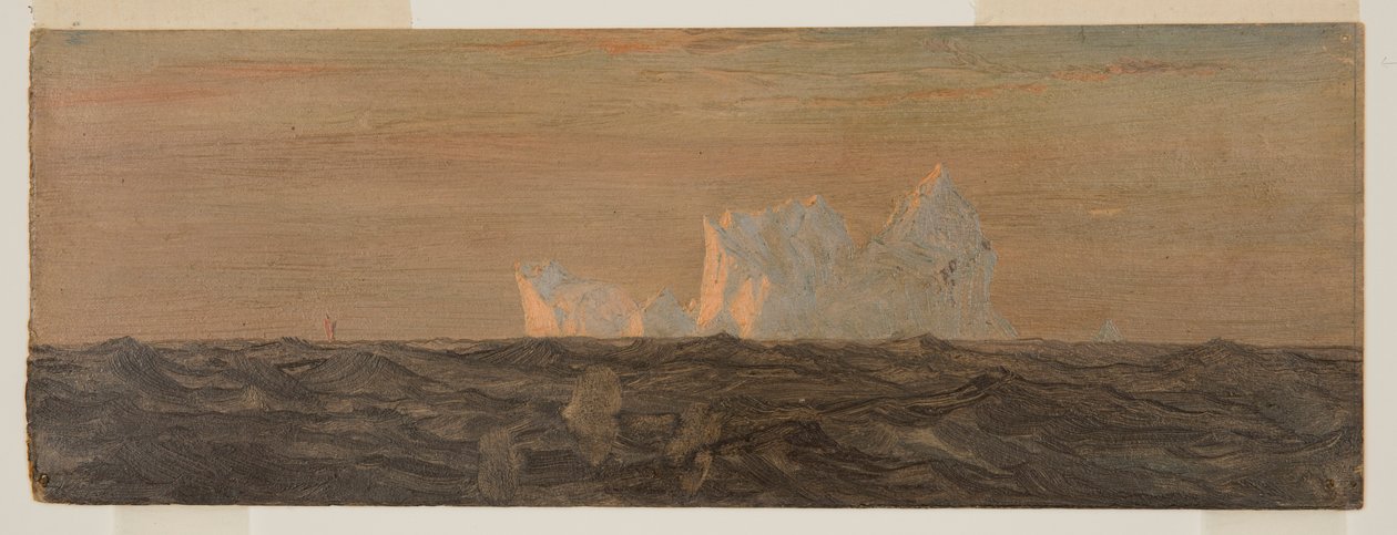 Desenho, Icebergs, junho ou julho de 1859 de Frederic Edwin Church