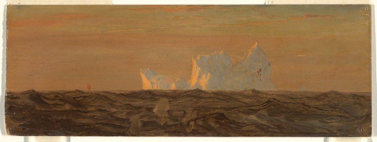 Desenho, Icebergs, junho ou julho de 1859 de Frederic Edwin Church