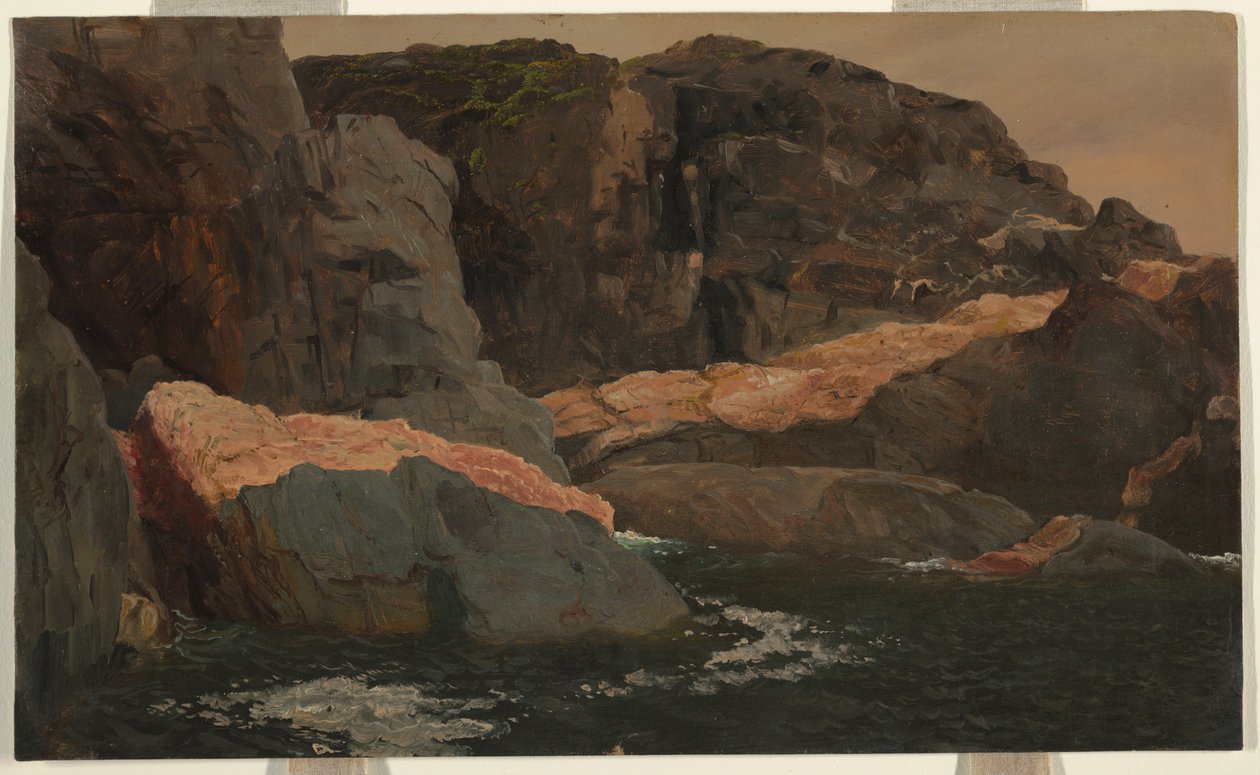 Desenho, Laborador, Ilha Grande, Porto de Batalha, 1859 de Frederic Edwin Church