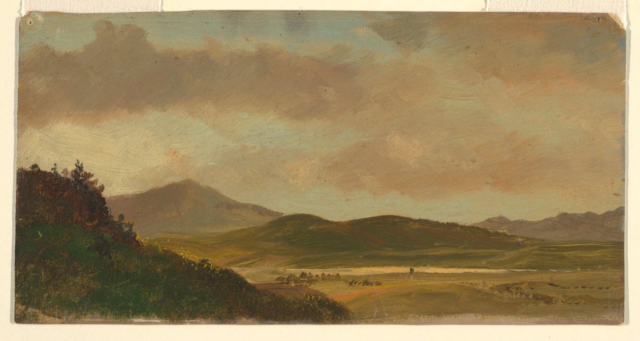 Desenho, Paisagem, 1865 de Frederic Edwin Church