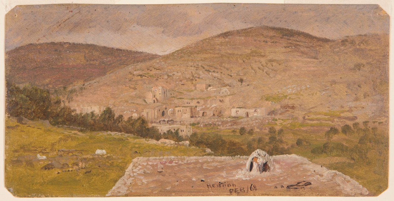Desenho, Paisagem, 1865 de Frederic Edwin Church
