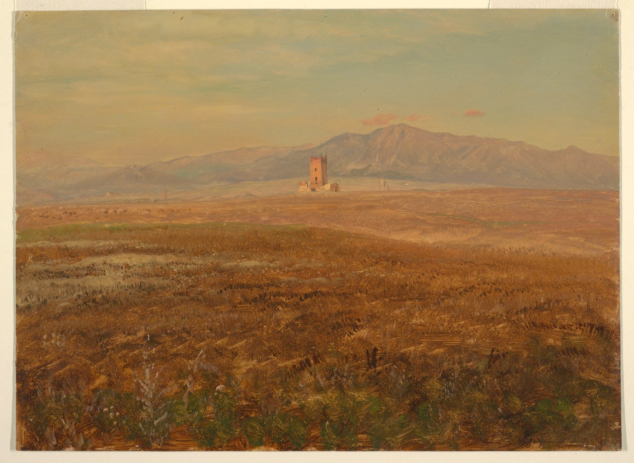 Desenho, paisagem mexicana, abril de 1869 de Frederic Edwin Church