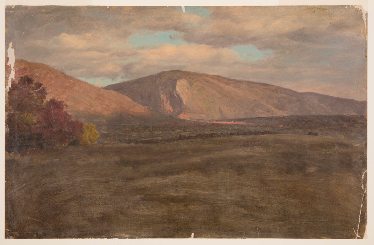 Desenho, Monte Katahdin a partir do sudoeste (), 1870-80 de Frederic Edwin Church