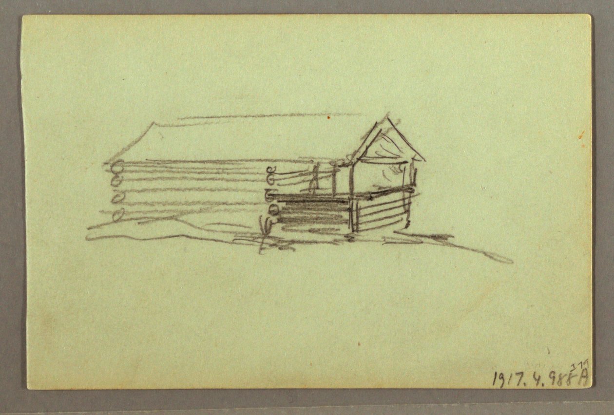 Desenho, Porção do cume da montanha, possivelmente 1856 de Frederic Edwin Church