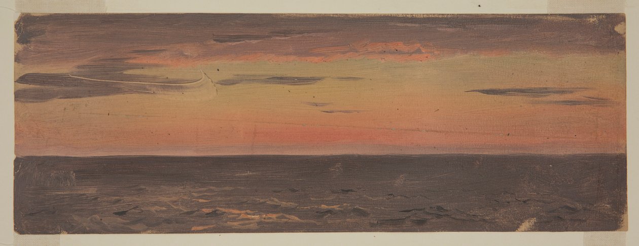 Desenho, Paisagem marítima, junho de 1859 de Frederic Edwin Church