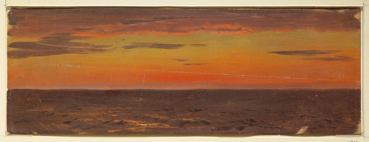 Desenho, Paisagem marítima, junho de 1859 de Frederic Edwin Church