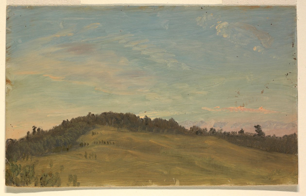 Desenho, Paisagem de verão, 1870-80 de Frederic Edwin Church