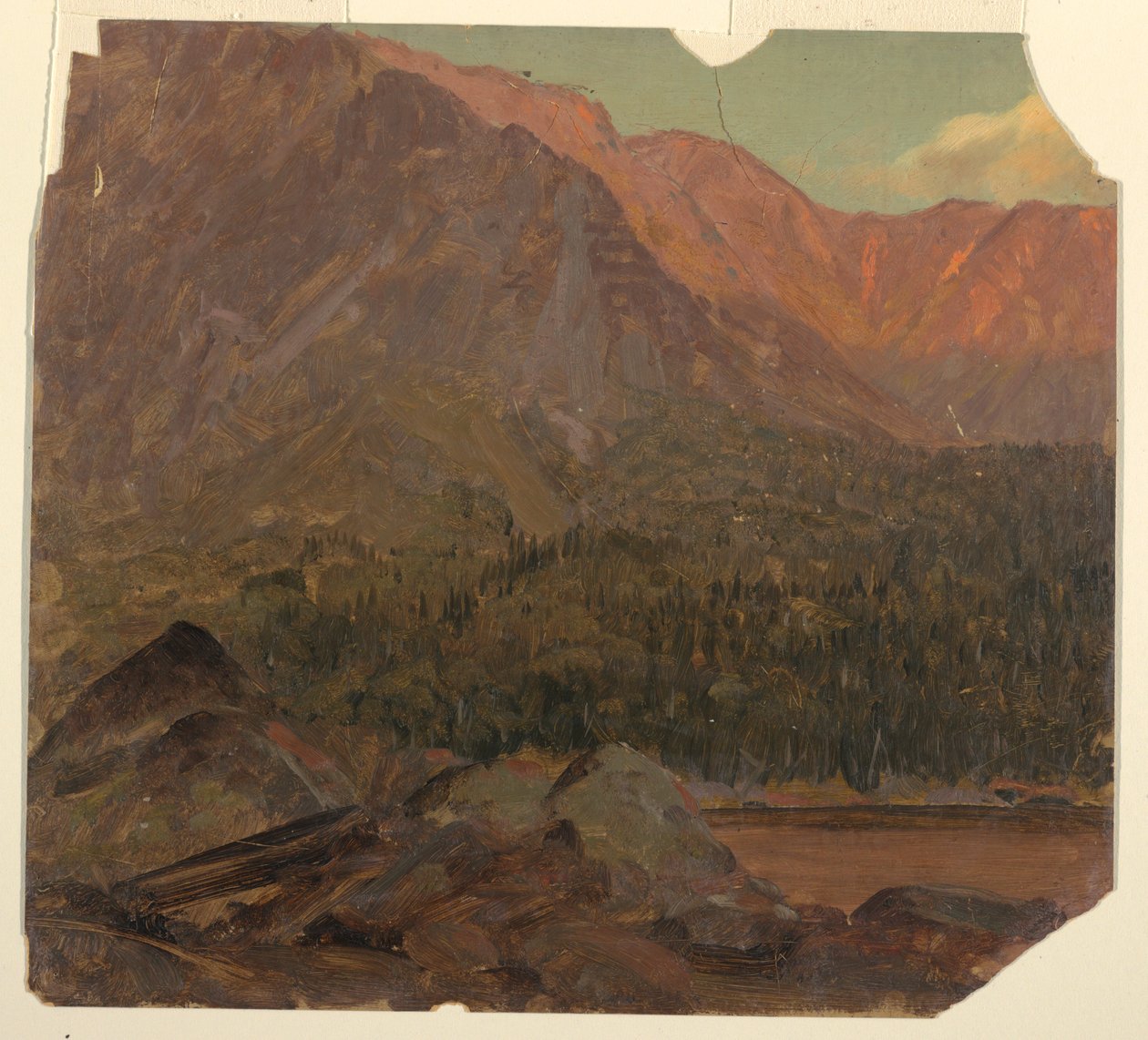 Desenho, A Grande Bacia de Katahdin, Maine, 1860-70 de Frederic Edwin Church