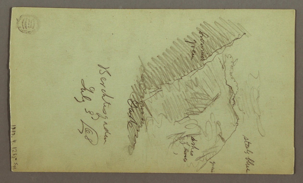 Desenho, Torres, Telhados, Spicket, Telhado, julho 1868 de Frederic Edwin Church