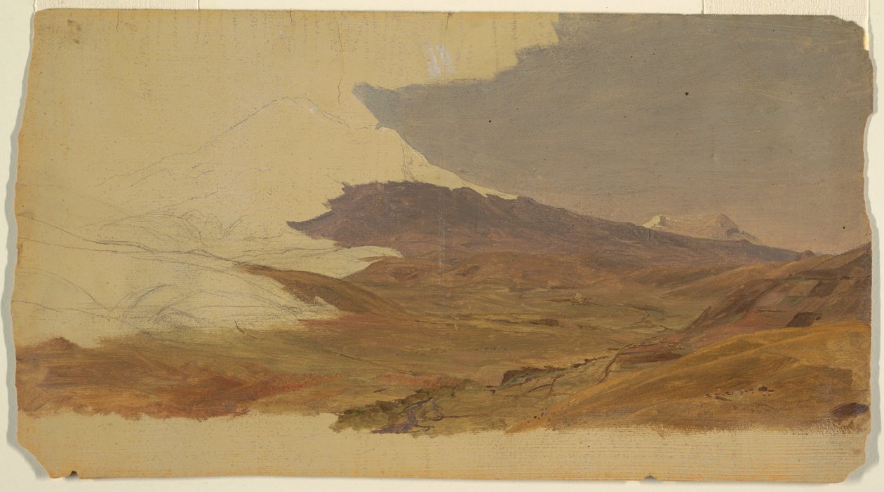 Ecuador, mountain (possibly Chimborazo) de Frederic Edwin Church