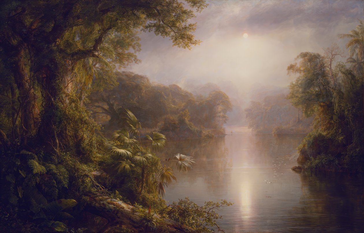 El Rio de Luz (O Rio da Luz) de Frederic Edwin Church