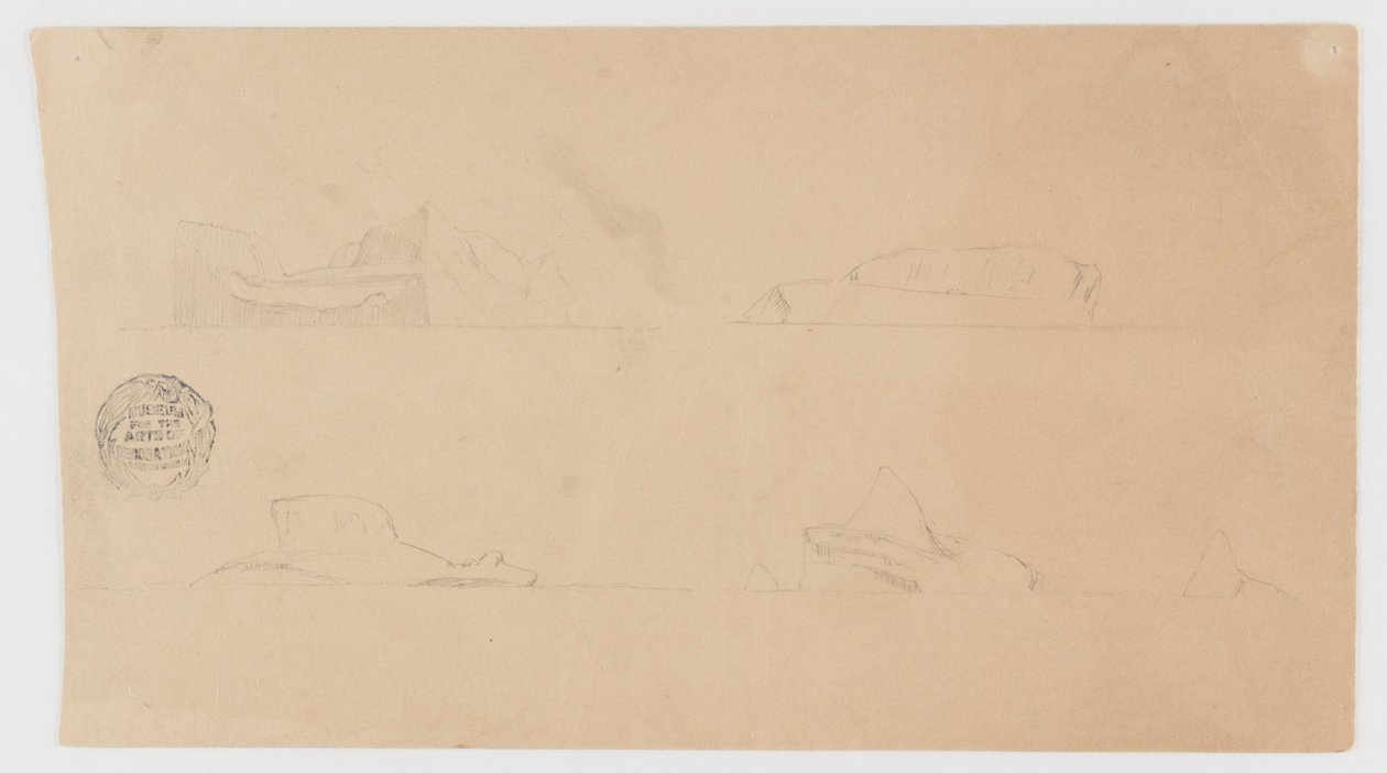 Icebergs Flutuantes de Frederic Edwin Church