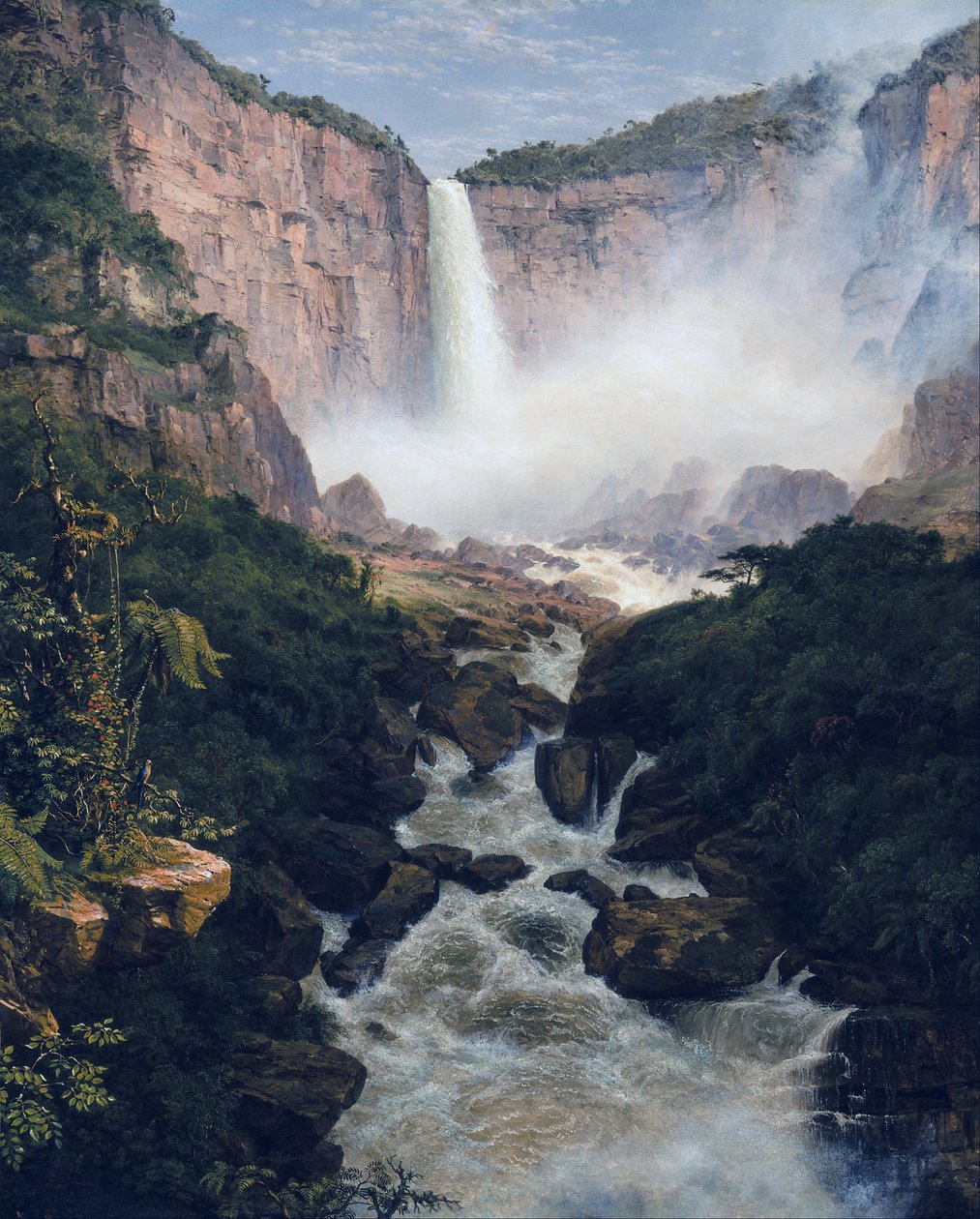 Frederic Edwin Church - A queda de Tequendama perto de Bogotá, Nova Granada de Frederic Edwin Church