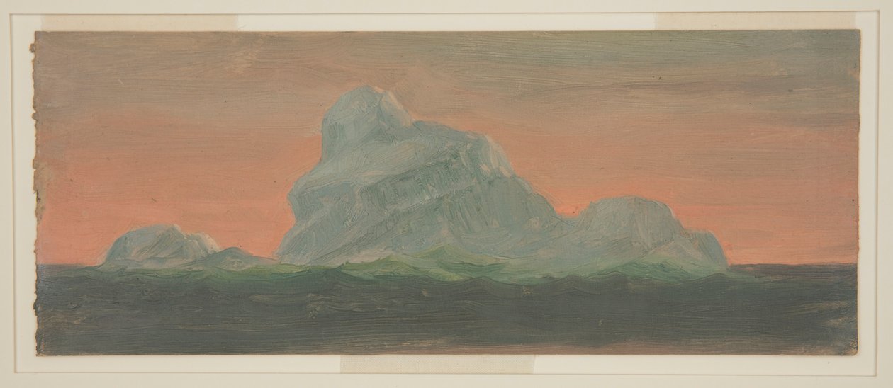 Iceberg contra o céu noturno de Frederic Edwin Church