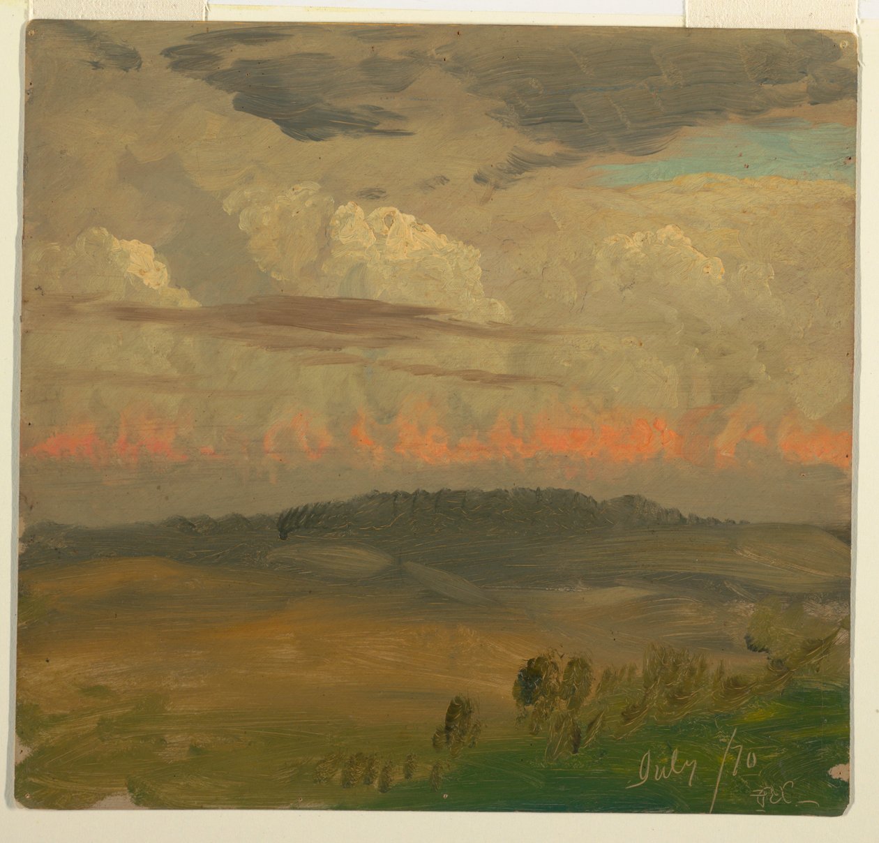 Paisagem, Vale do Hudson de Frederic Edwin Church