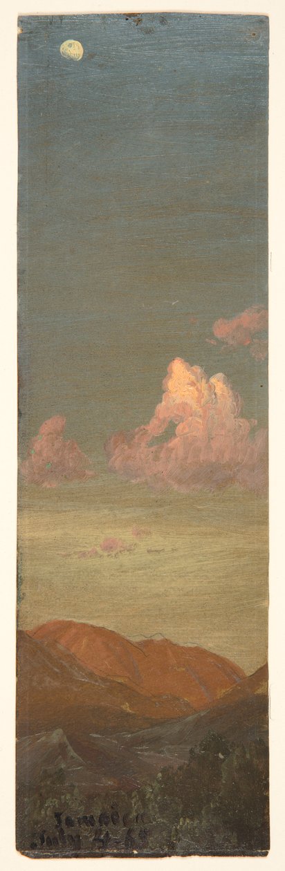 Paisagem ao luar, Jamaica de Frederic Edwin Church