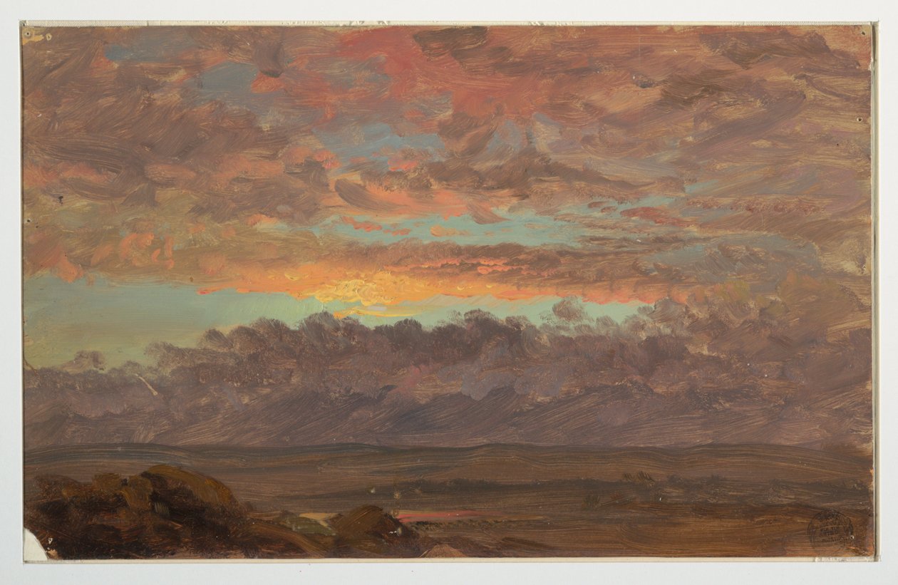 Olhando através do Hudson Valley, Nova York de Frederic Edwin Church