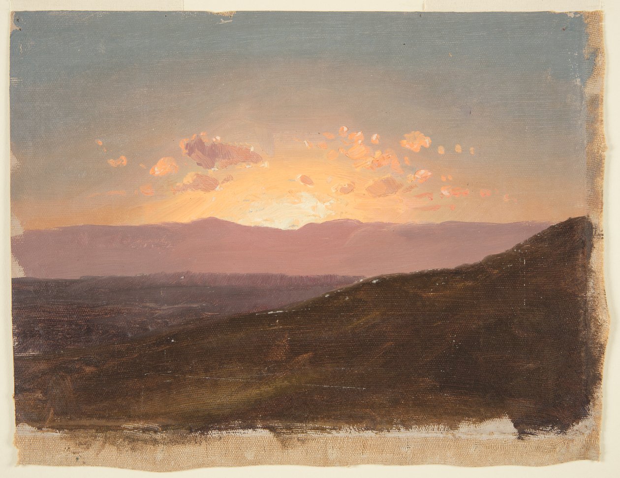 Olhando através do Vale do Hudson de Frederic Edwin Church