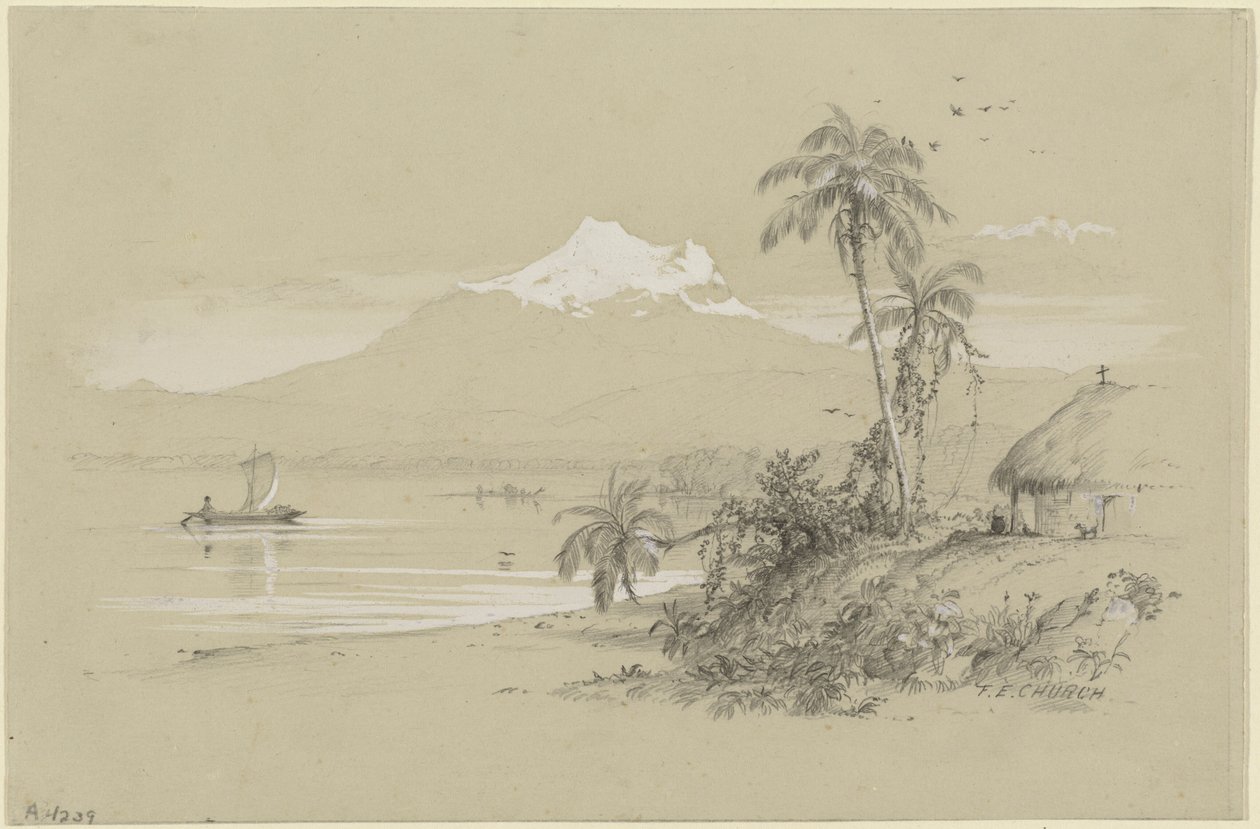 Rio Magdalena, Nova Granada, Equador de Frederic Edwin Church