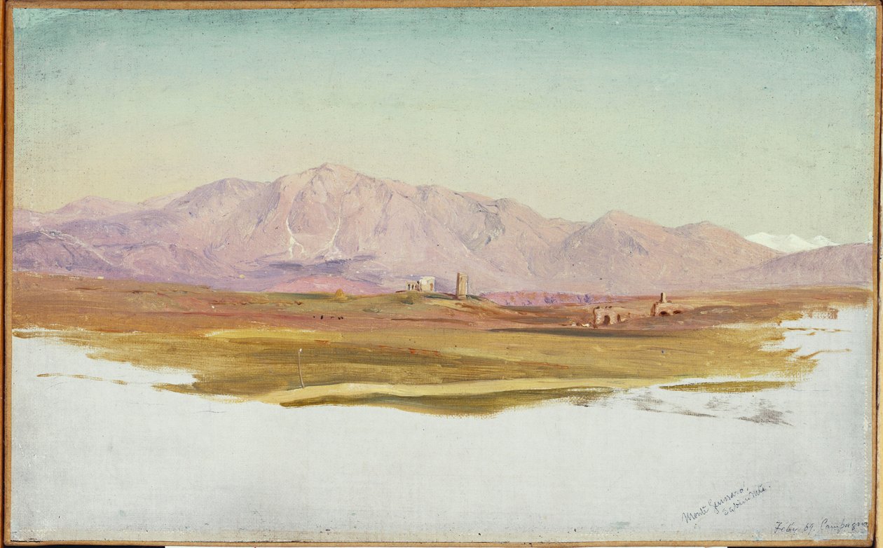 Monte Guinaro, Sabine Mountains, 1869 de Frederic Edwin Church