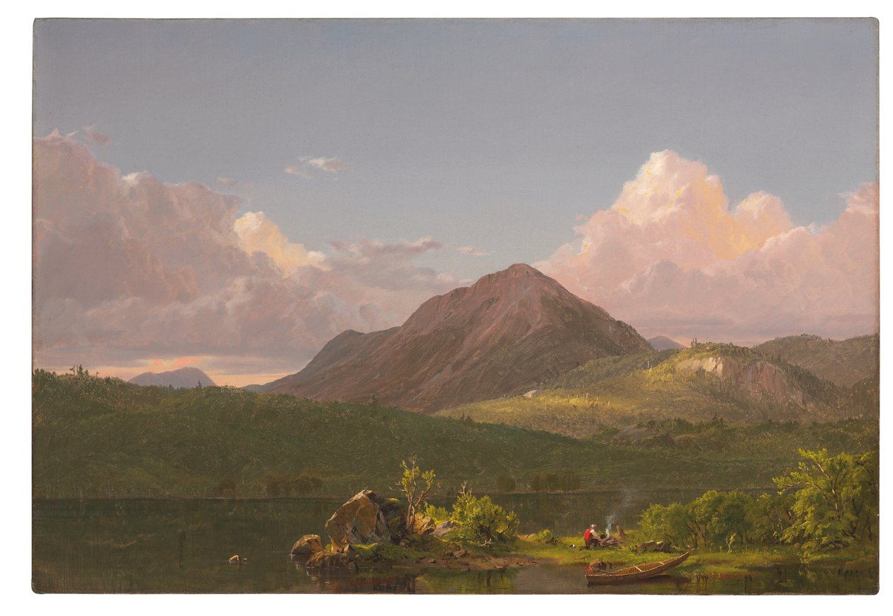 Monte Newport em Mount Desert Island, c.1851-53 de Frederic Edwin Church