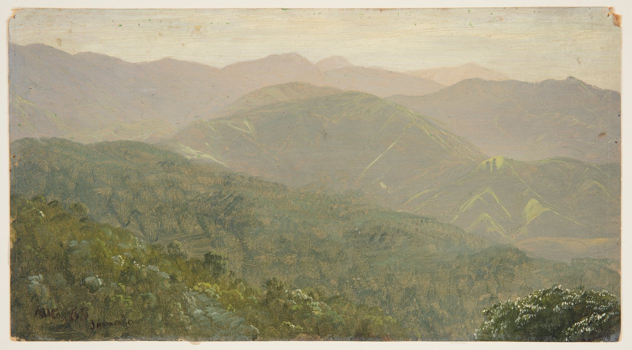 Paisagem de montanha, Jamaica de Frederic Edwin Church