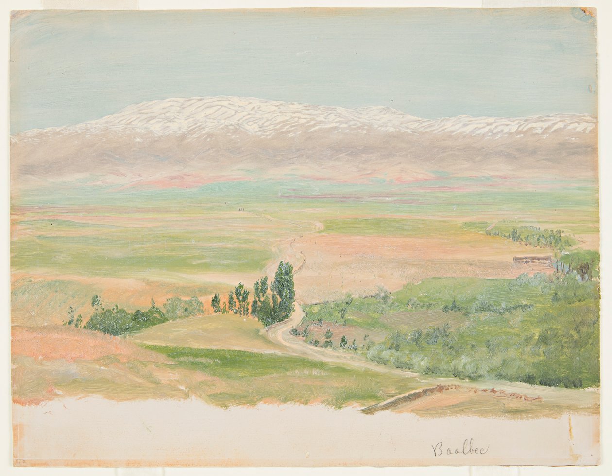 Montanhas perto de Baalbec de Frederic Edwin Church