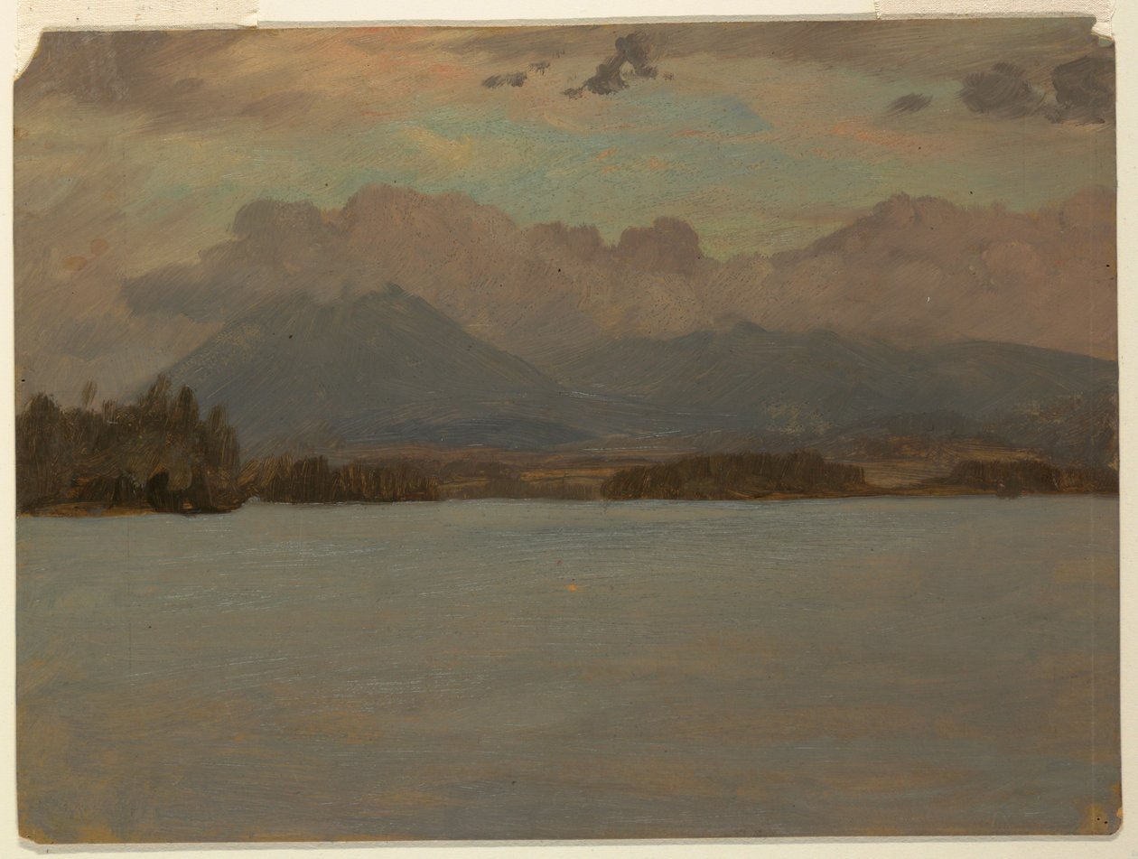 Monte Katahdin do Lago Katahdin de Frederic Edwin Church