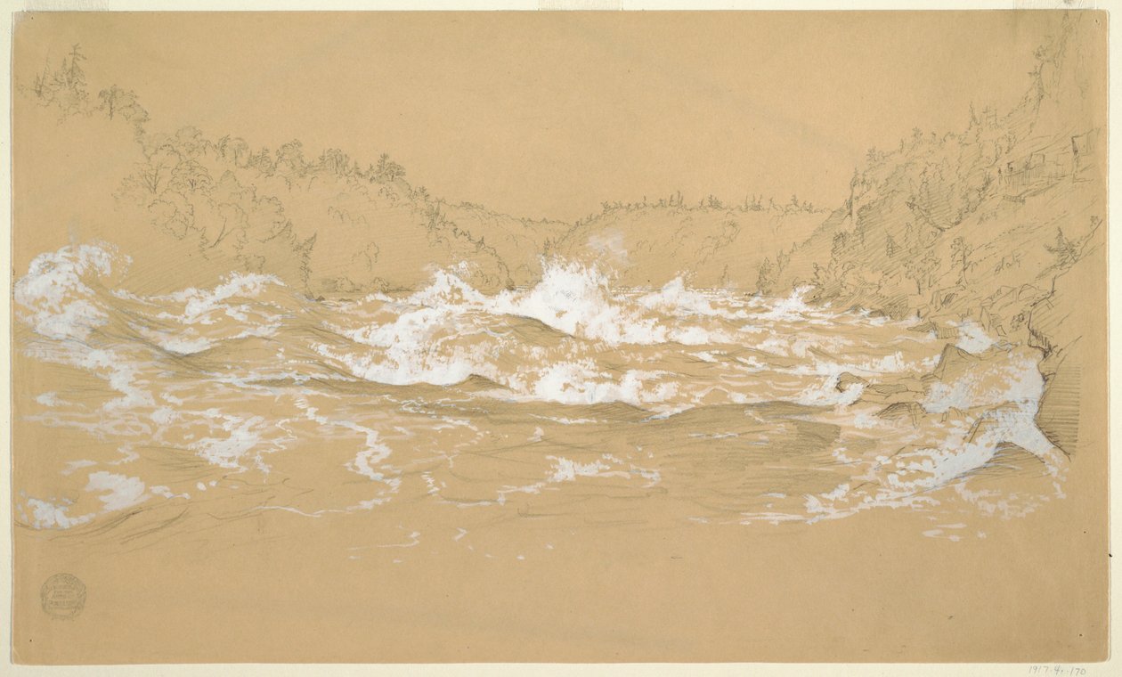Desfiladeiro do Rio Niagara de Frederic Edwin Church