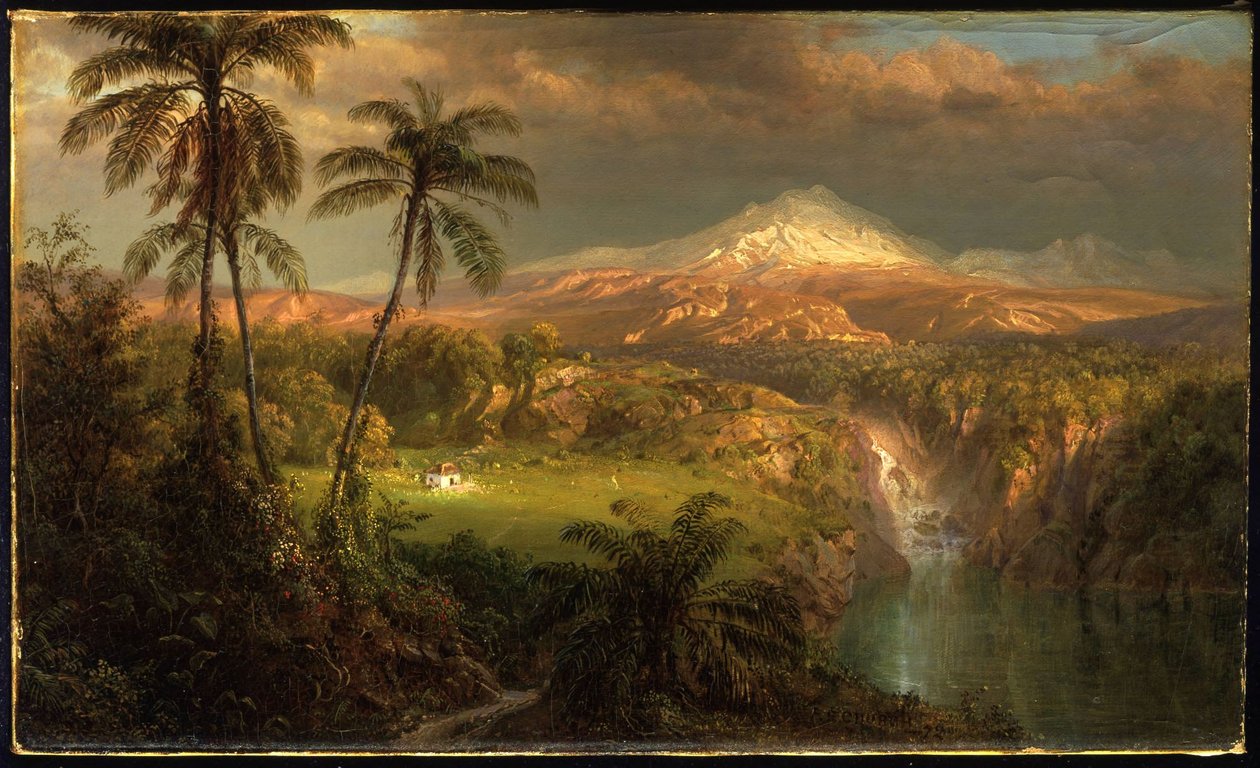 Aguaceiro passageiro nos trópicos de Frederic Edwin Church