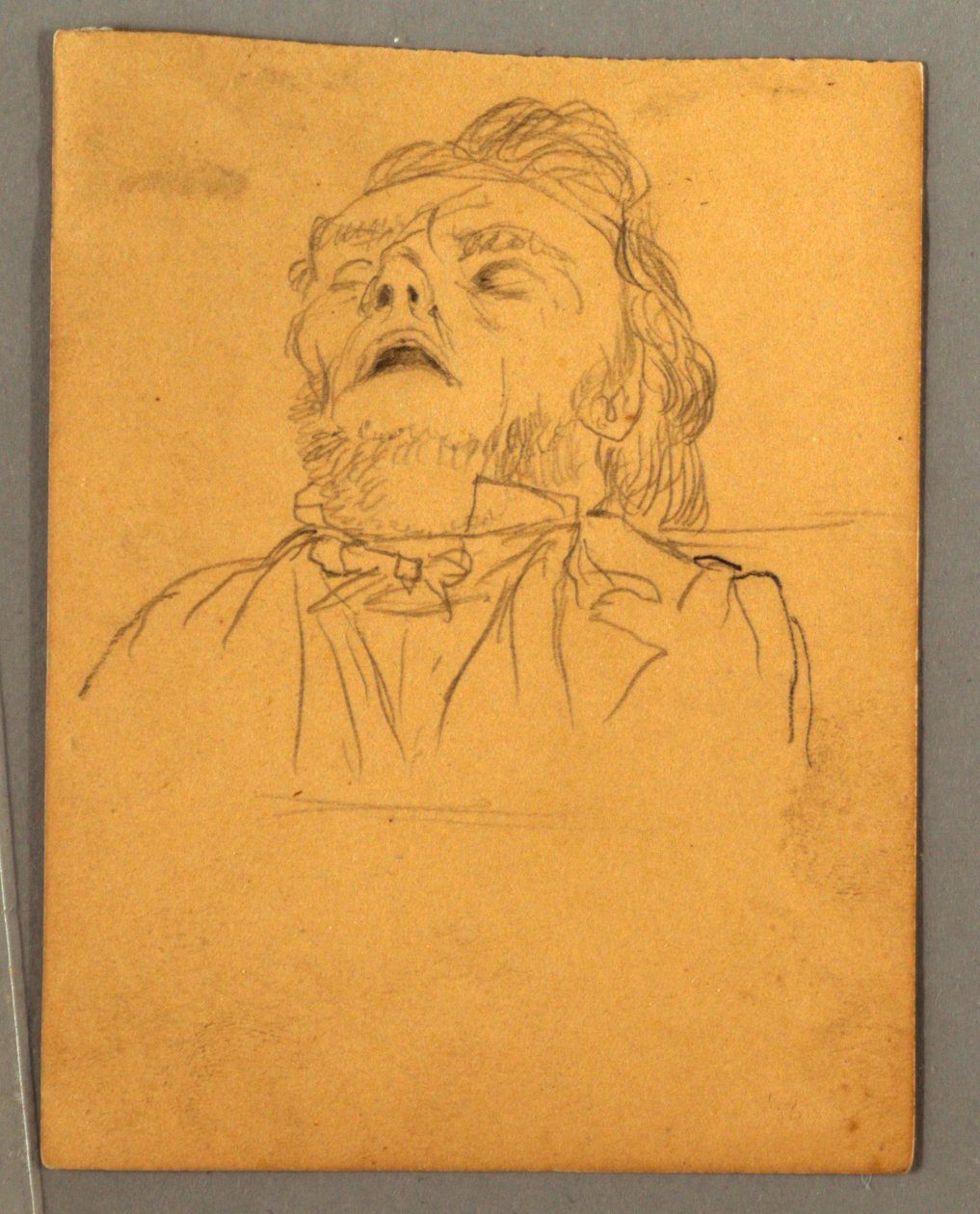 Retrato de homem adormecido de Frederic Edwin Church